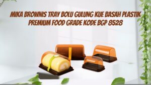 MIKA BROWNIS TRAY BOLU GULUNG KUE BASAH PLASTIK PREMIUM FOOD GRADE KODE BGP 8528