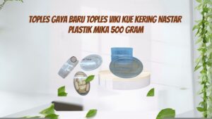 Toples Gaya Baru Toples Viki Kue Kering Nastar Plastik Mika 500 Gram